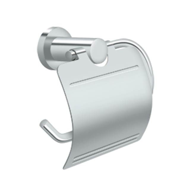 Deltana Toilet Paper Holder Single Post w/Cover, BBN Series