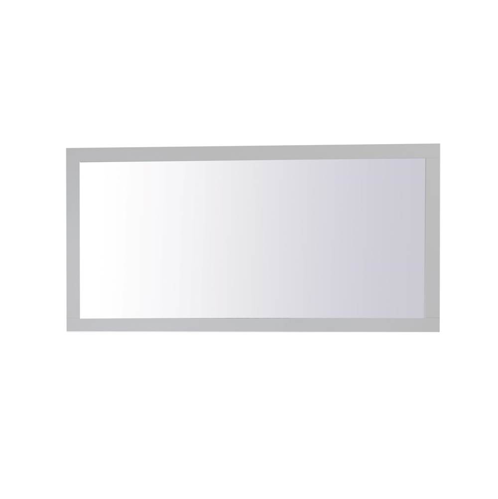 Elegant Lighting Aqua Rectangle Vanity Mirror 72 Inch In Grey