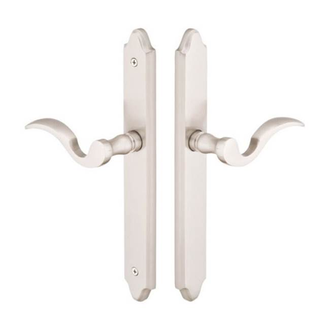 Emtek Multi Point C5, Dummy Pair, Concord Style, 1-1/2'' x 11'', Ribbon and Reed Lever, LH, US10B