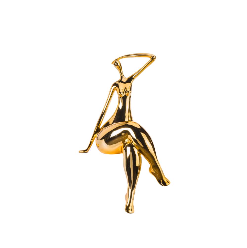 Finesse Decor Isabella Sculpture // Large Gold Plated
