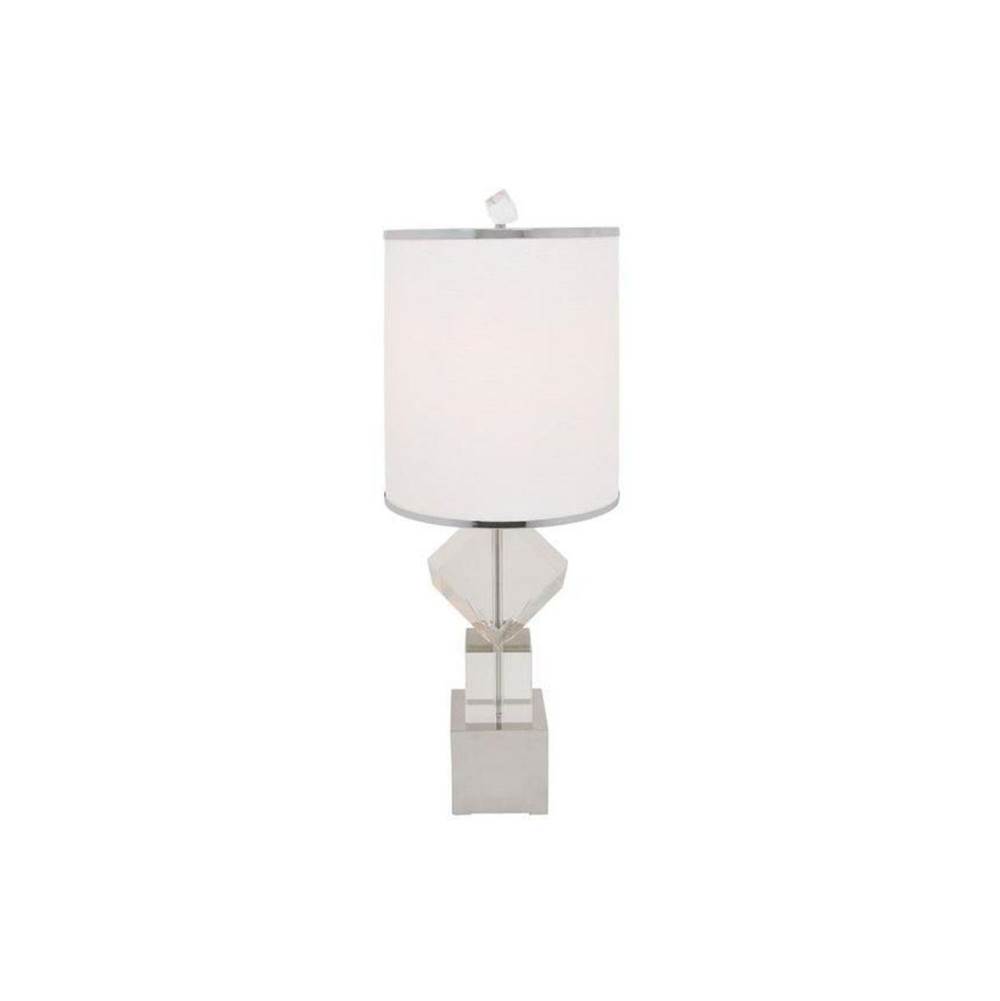 Finesse Decor Crystal Cubes USB Table Lamp // 1 Light