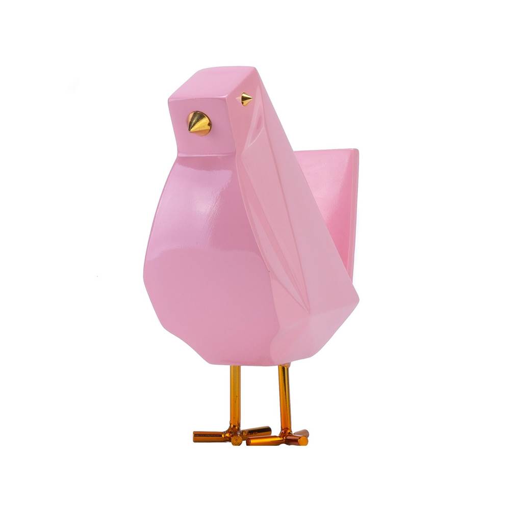 Finesse Decor Bird Sculpture // Light Pink