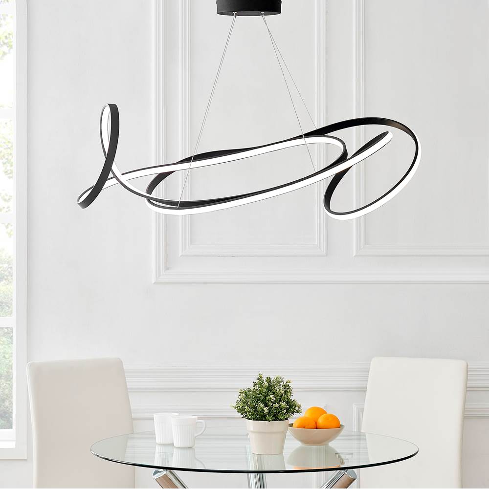 Finesse Decor Moscow LED Chandelier // Black