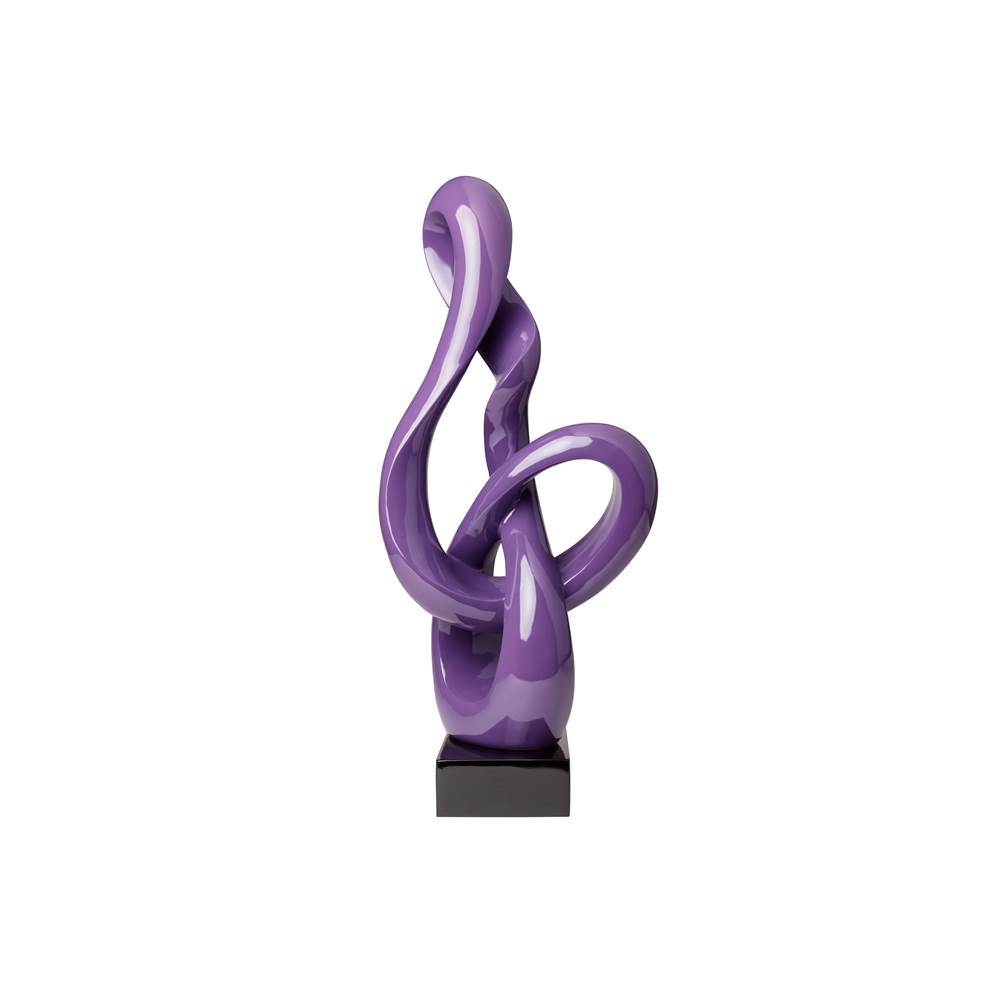 Finesse Decor Antilia Abstract Sculpture // Small Violet