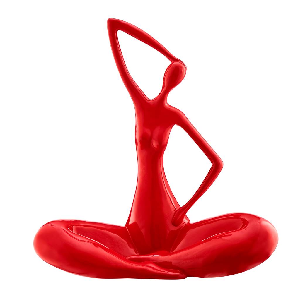 Finesse Decor The Diana Sculpture // Large,  Red
