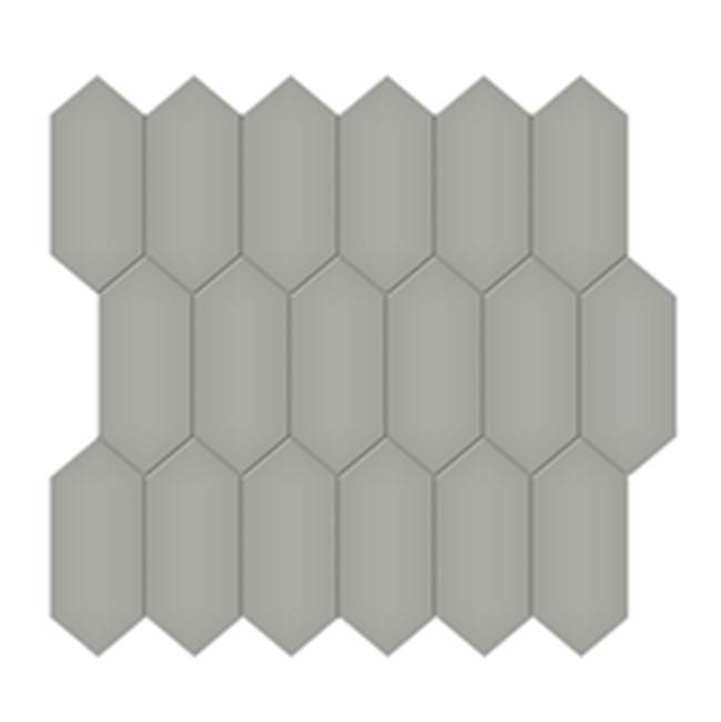Florida Tile 2X5 Pkt Soho Cement Chic Glossy Picket