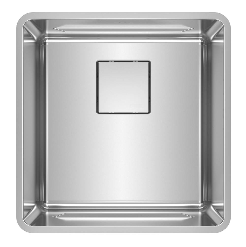 Franke Pescara 18-in. x 18-in. 18 Gauge Stainless Steel Undermount Single Bowl Kitchen Sink - PTX110-17