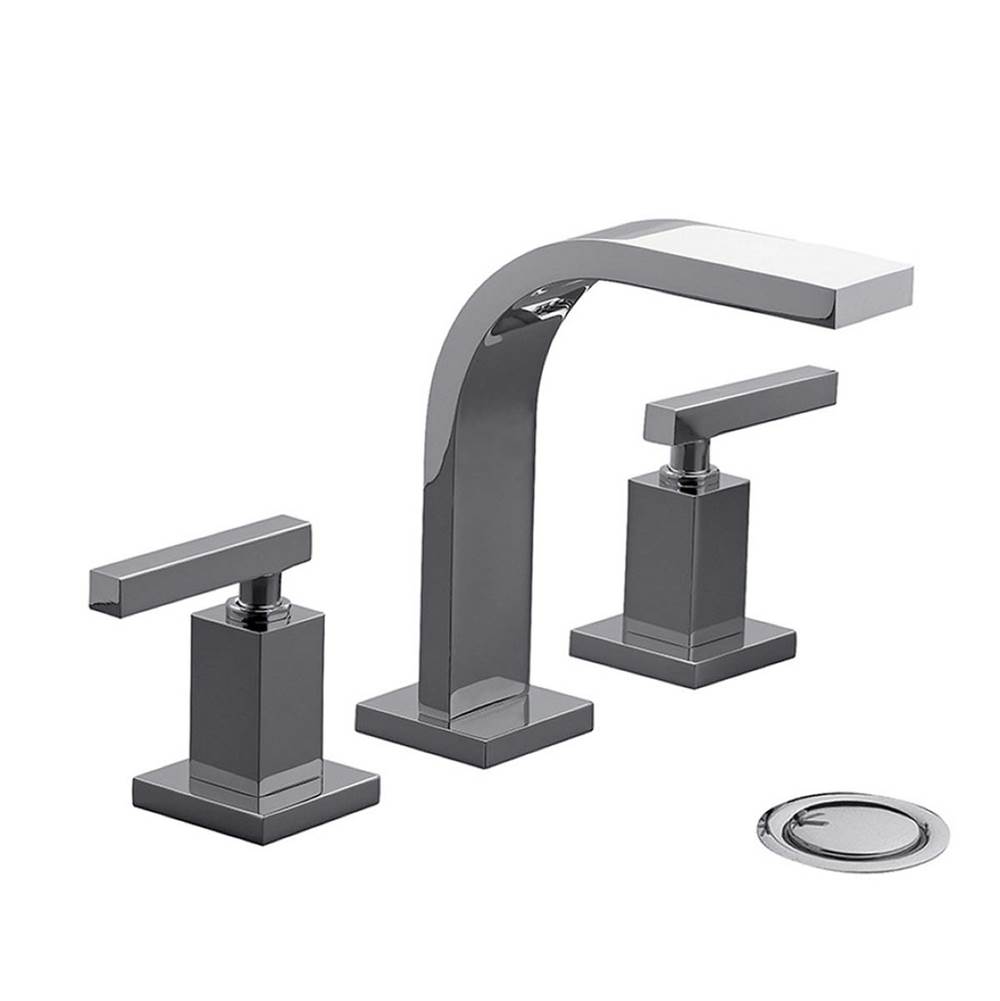 Franz Viegener Widespread Lavatory Faucet With Push Down Pop-Up Drain Assembly