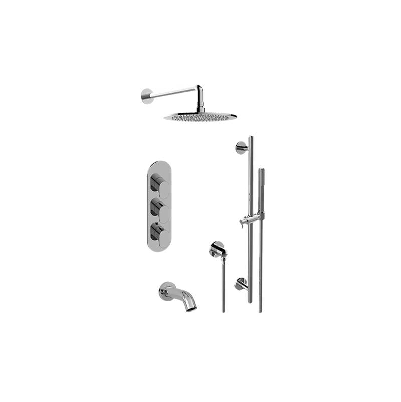 Graff M-Series Full Thermostatic Shower System w/Diverter Valve (Rough & Trim)