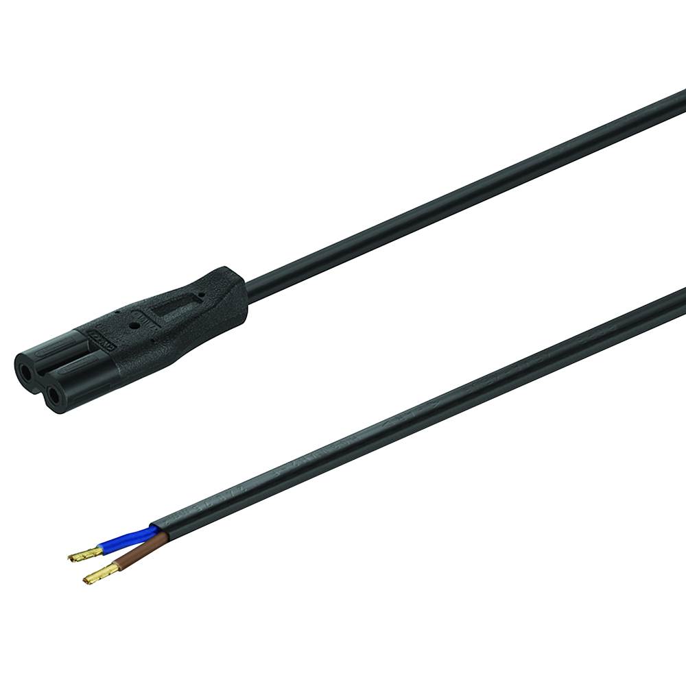 Hafele Led Power Cord F/Driver W/O Plug Bl 2M