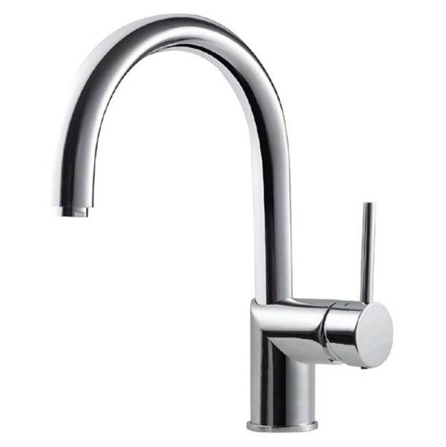 Hamat Bar Faucet with High Rotating Spout in Polished Nickel