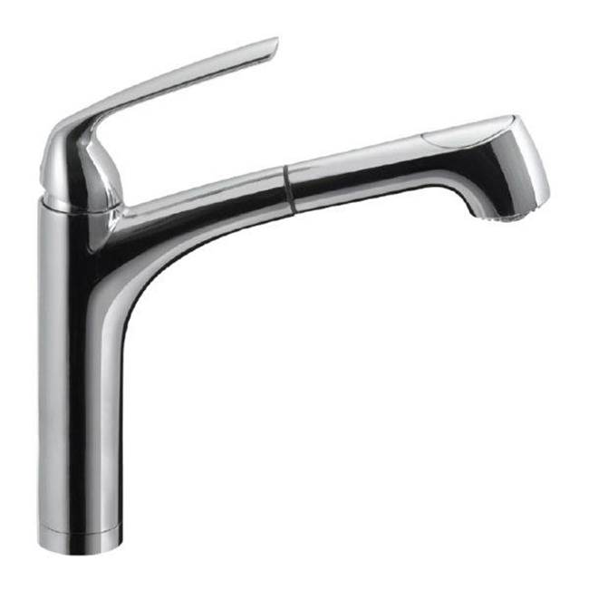 Hamat Dual Function Pull Out Kitchen Faucet in Polished Chrome