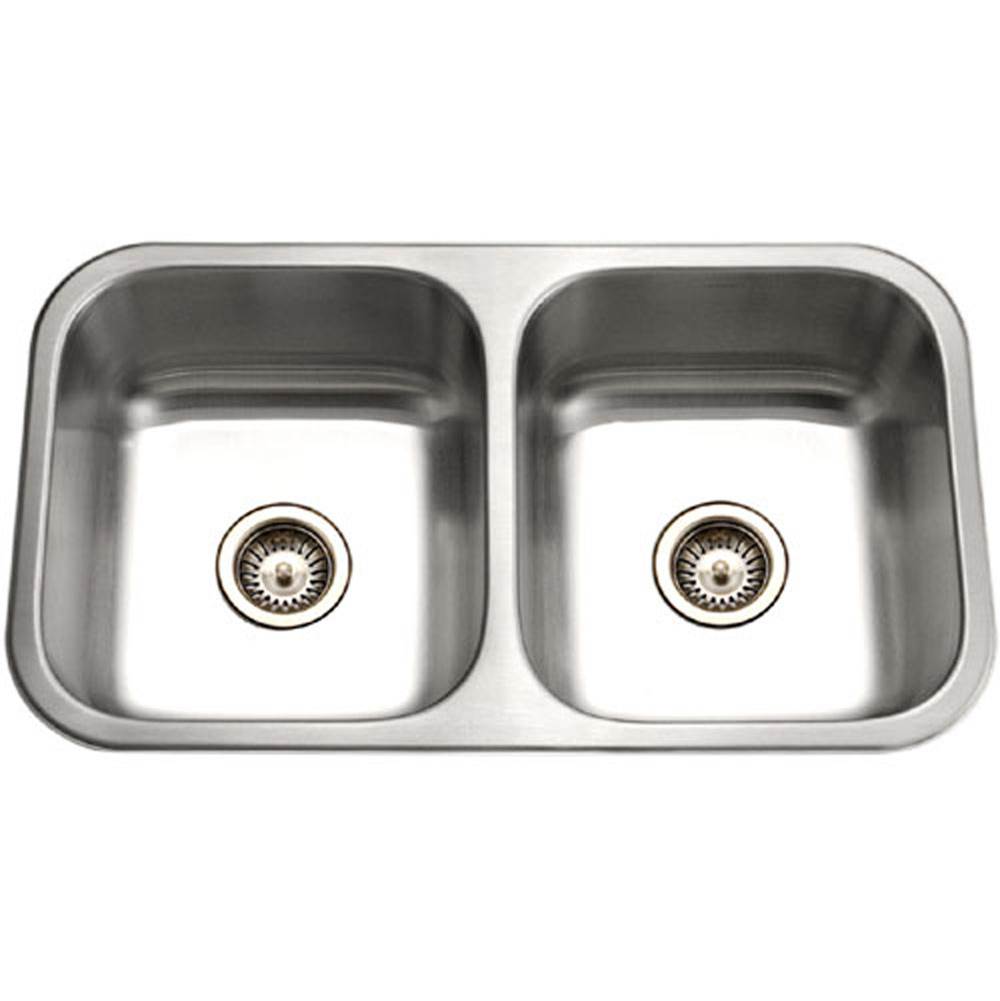 Hamat Undermount Stainless Steel 50/50 Double Bowl Kitchen Sink