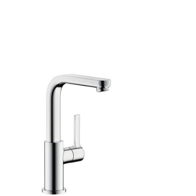 Hansgrohe Metris S Single-Hole Faucet 230 with Swivel Spout and Pop-Up Drain, 1.2 GPM in Chrome