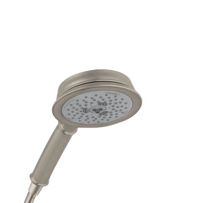 Hansgrohe Croma 100 Classic Handshower 3-Jet, 2.5 GPM in Brushed Nickel