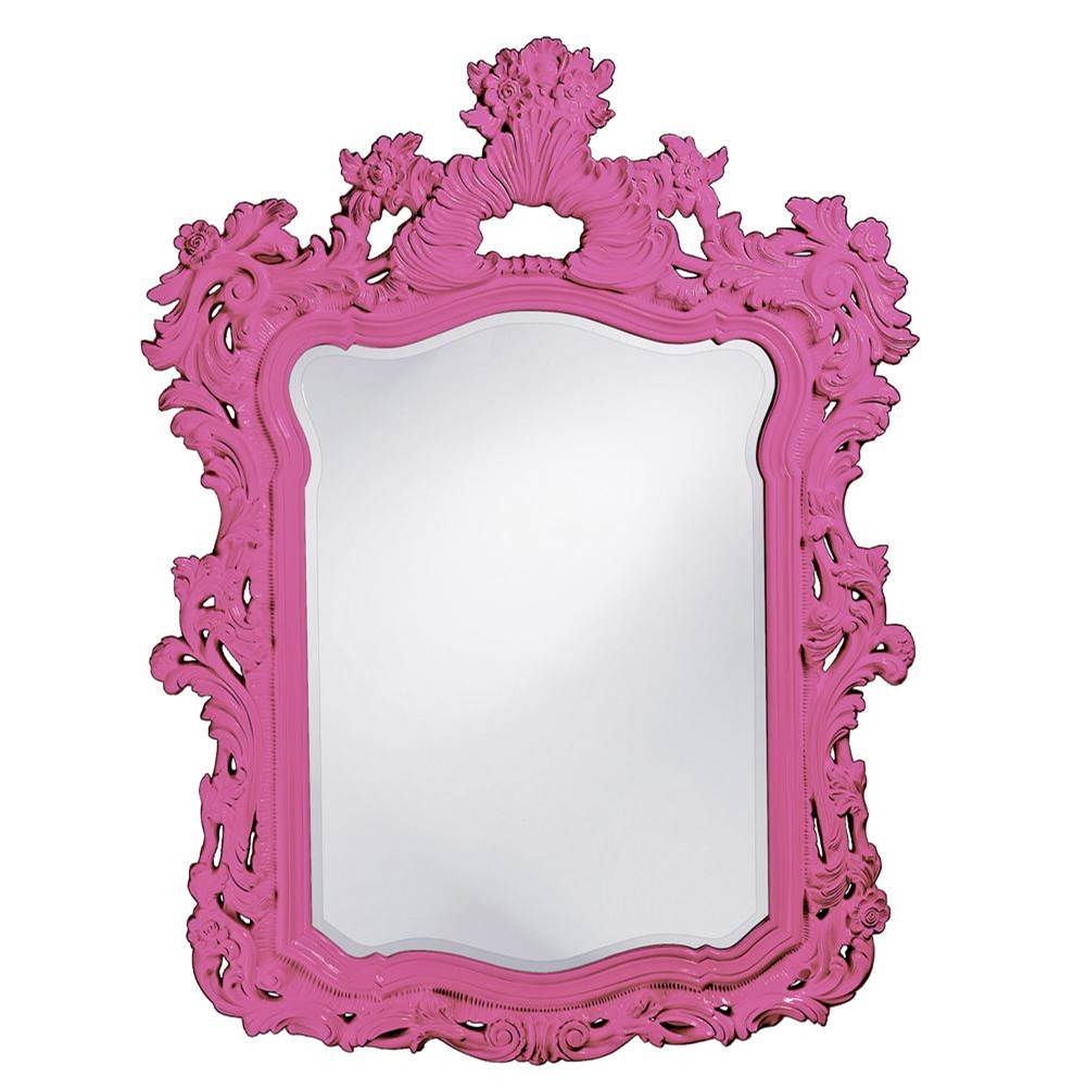 Howard Elliott Turner Mirror - Glossy Hot Pink