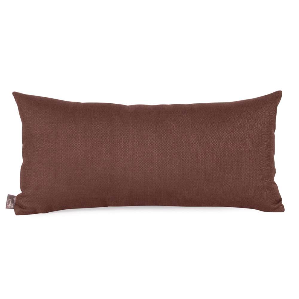 Howard Elliott Kidney Pillow Sterling Chocolate - Down Insert