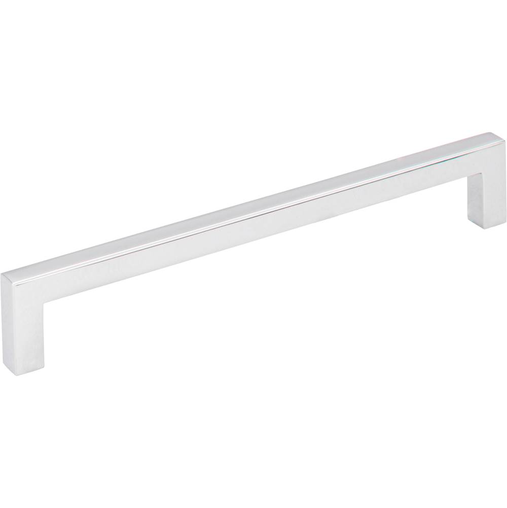 Hardware Resources 160 mm Center-to-Center Polished Chrome Square Stanton Cabinet Bar Pull