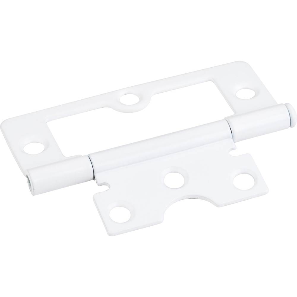 Hardware Resources White 3'' Swaged Loose Pin Non-Mortise Hinge with 6 Holes