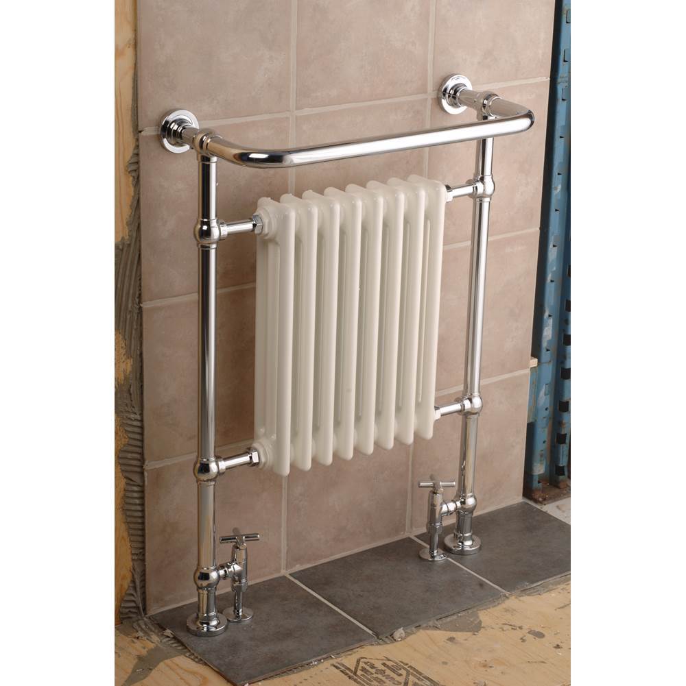 ICO Bath Flanders Hydronic Towel Warmer - Chrome