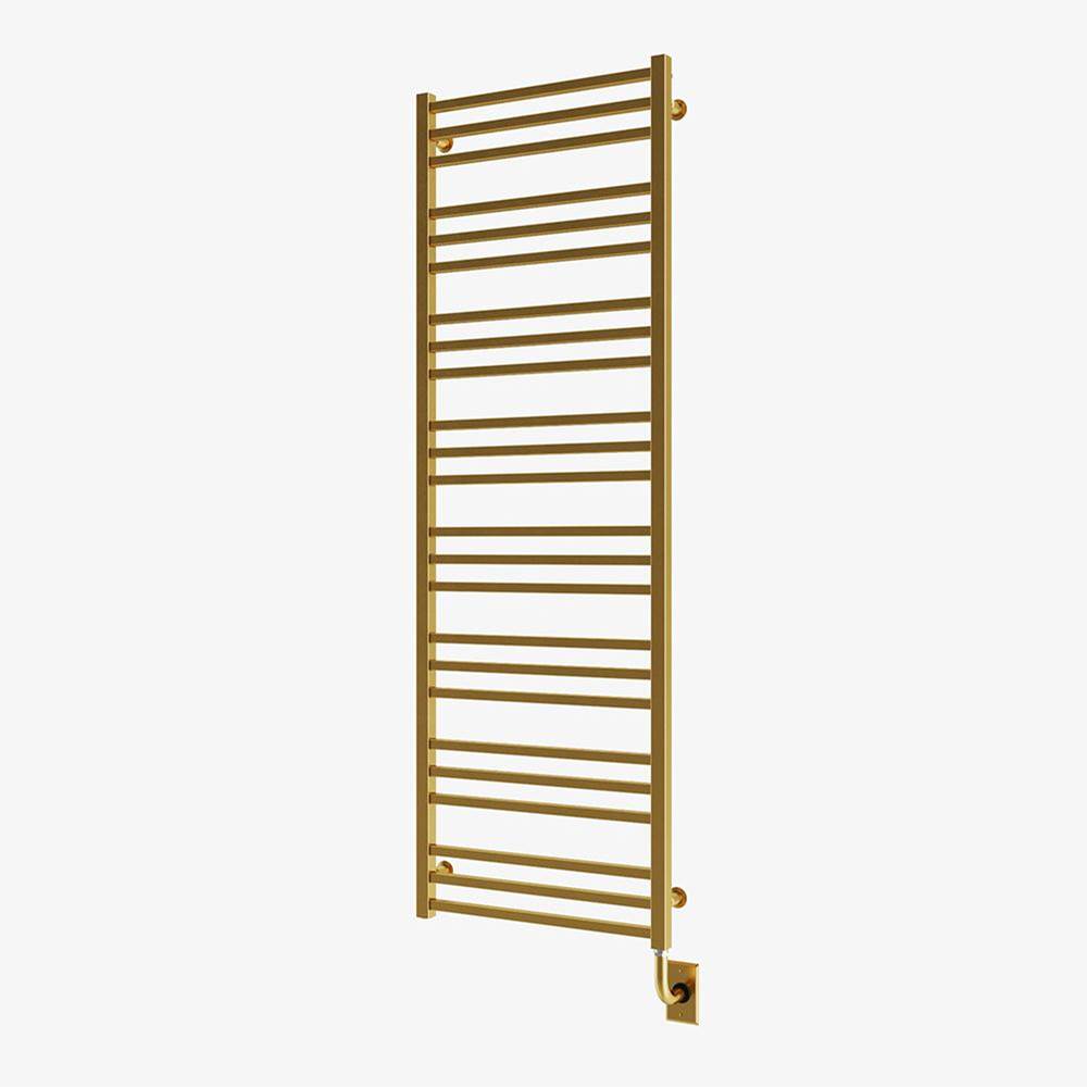 ICO Bath 23.5''x64'' Avento Electric Plug-In Towel Warmer - PVD Brushed Gold