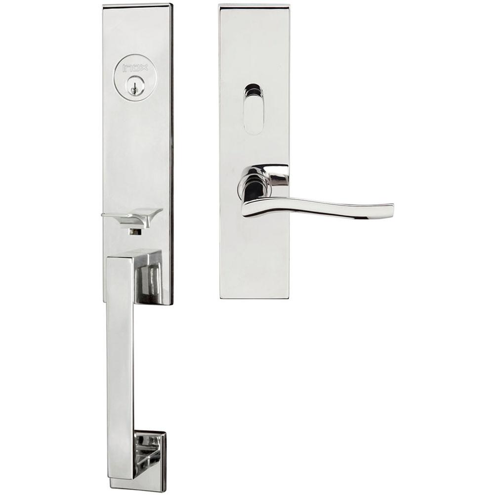 INOX MH Handleset MT Mortise 225 Waterfall Entry 2-3/4''  32 LHR