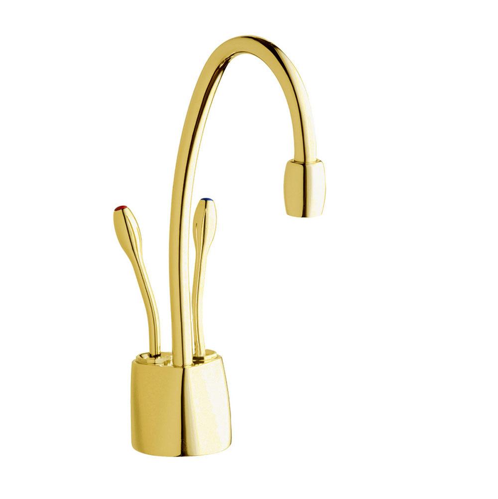 Insinkerator Indulge Contemporary F-HC1100 Instant Hot/Cool Water Dispenser Faucet in French Gold