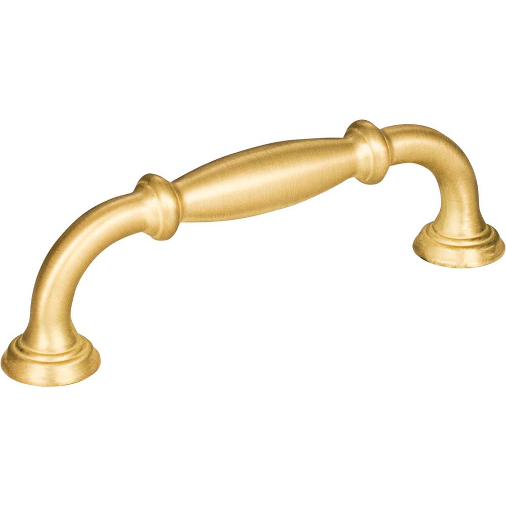 Jeffrey Alexander 96 mm Center-to-Center Brushed Gold Tiffany Cabinet Pull