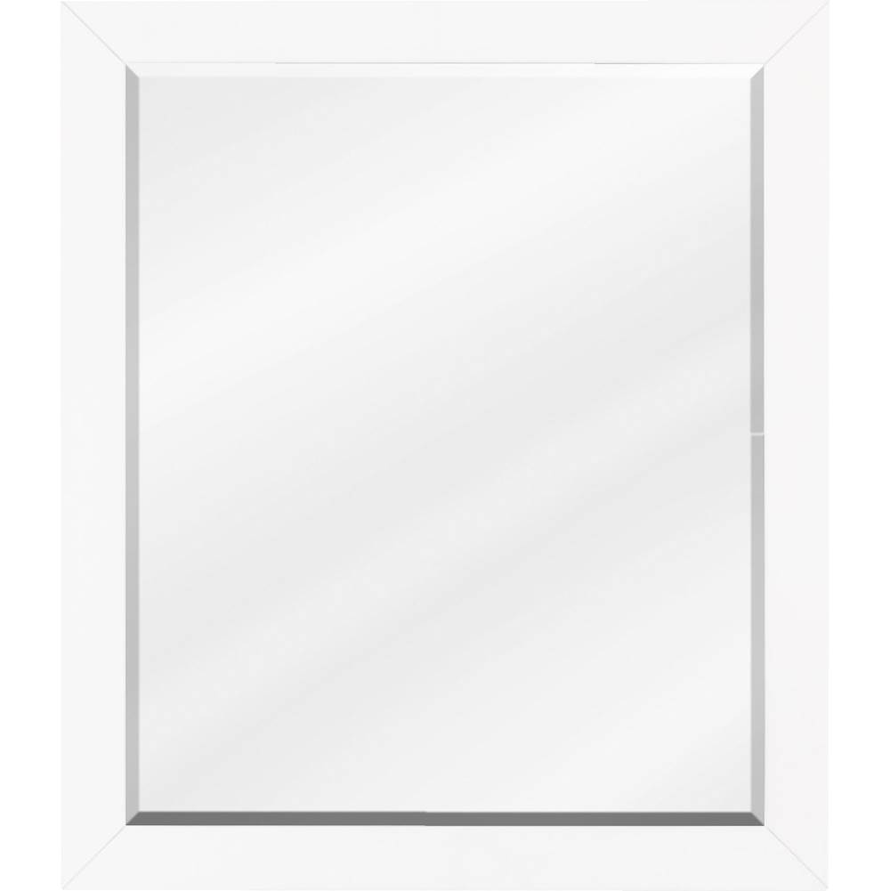 Jeffrey Alexander 22'' W x 1'' D x 28'' H White Cade mirror