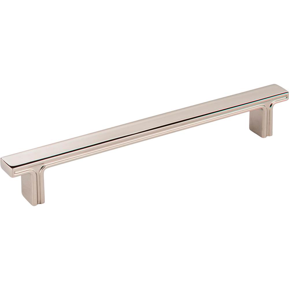 Jeffrey Alexander 160 mm Center-to-Center Polished Nickel Square Anwick Cabinet Pull