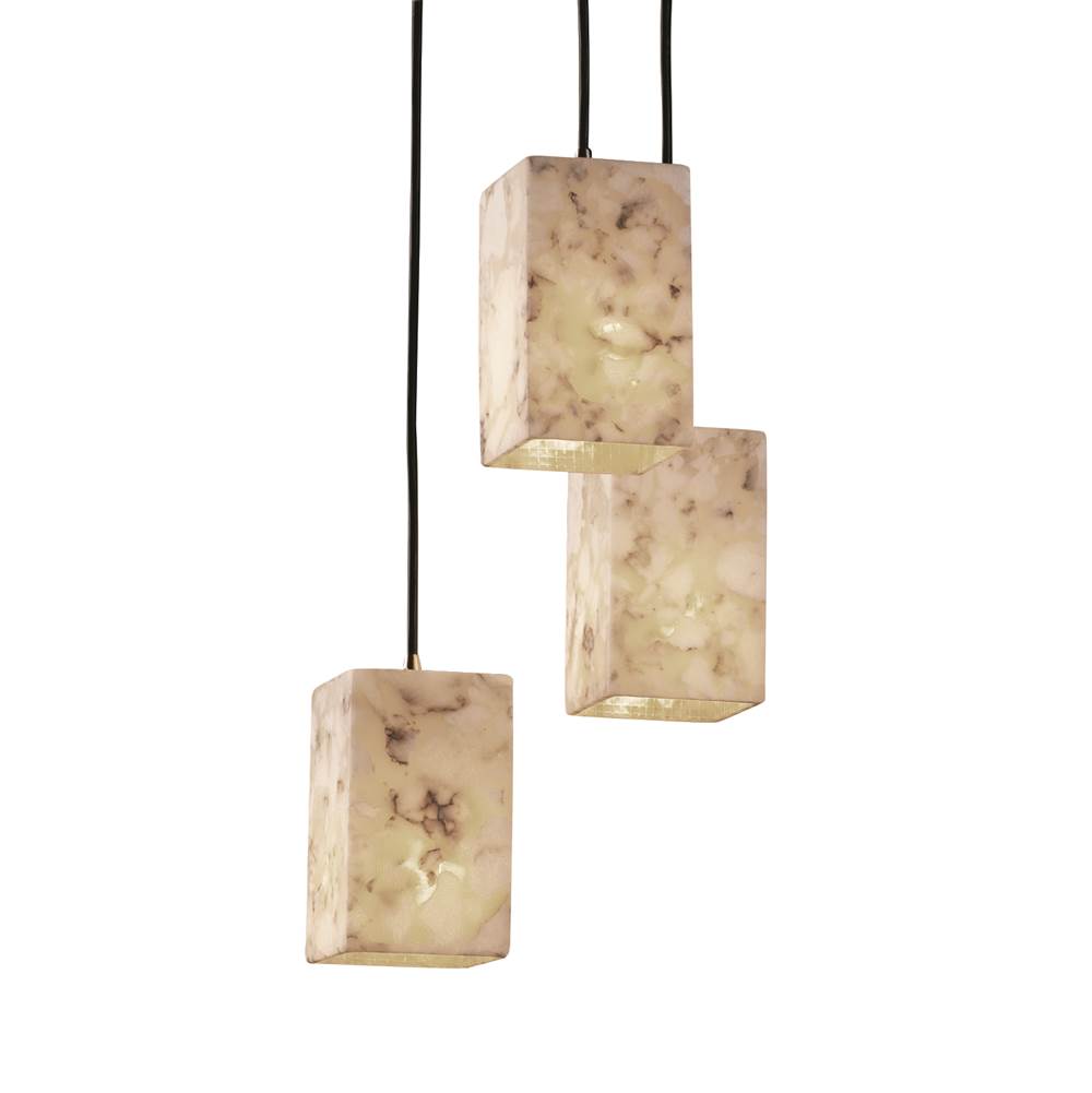 Justice Design Small 3-Light LED Cluster Pendant
