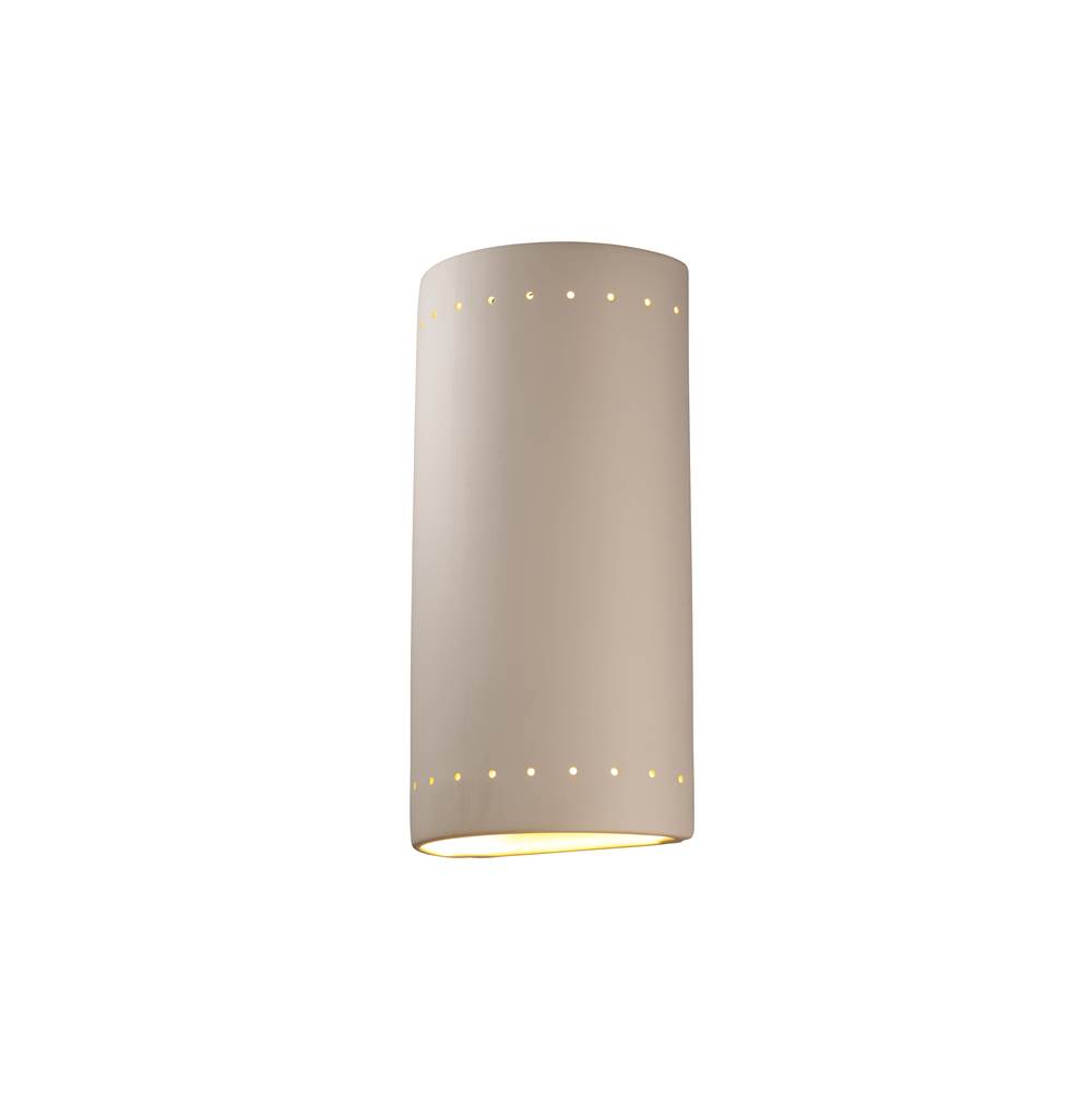 Justice Design Really Big Cylinder w/ Perfs - Open Top & Bottom (Outdoor) - LED