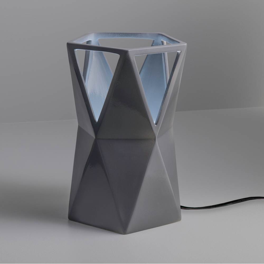 Justice Design Totem LED Portable in Gloss Gray