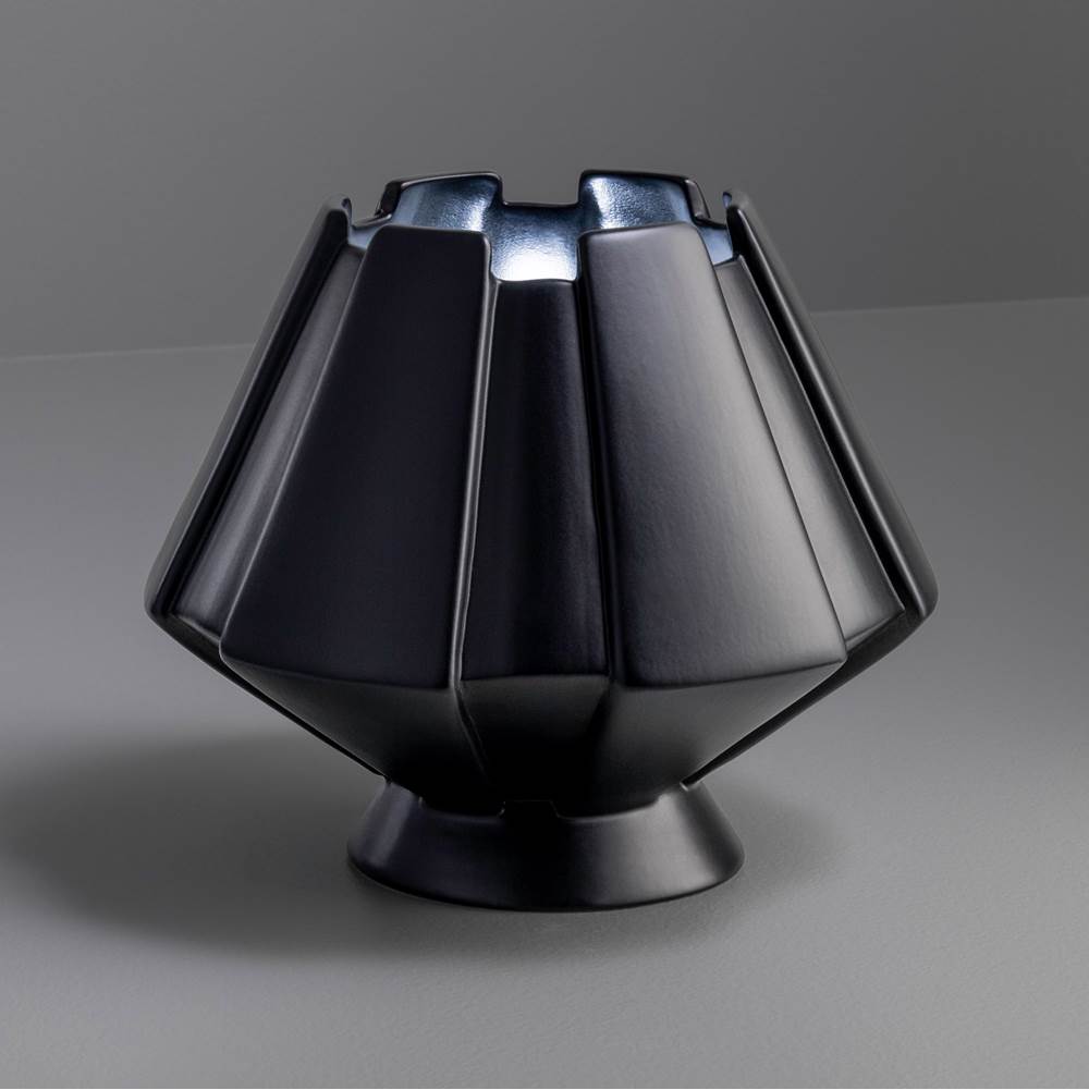 Justice Design Meta LED Portable in Carbon - Matte Black
