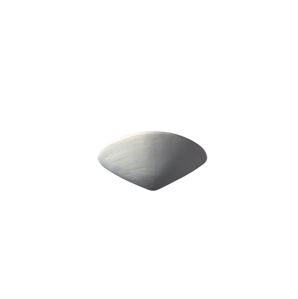 Justice Design Clam Shell LED Wall Sconce in Canyon Clay
