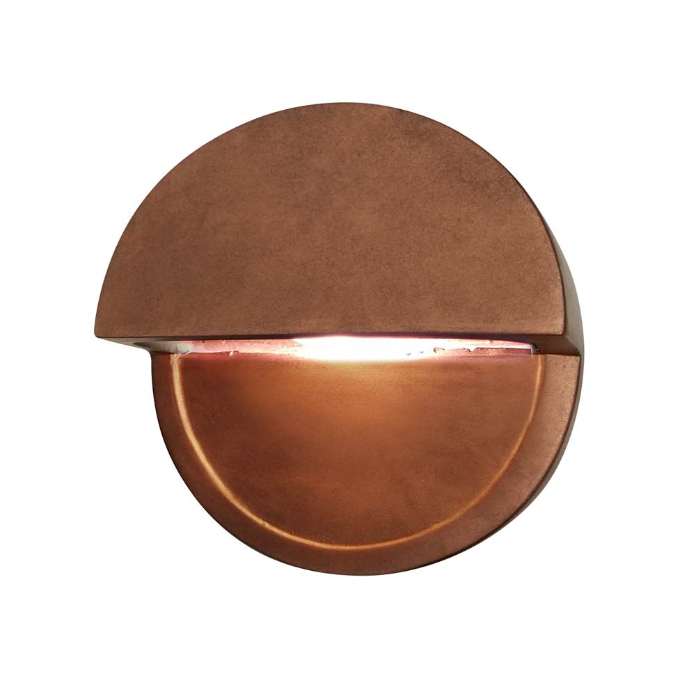 Justice Design ADA Dome Outdoor LED Wall Sconce (Closed Top)