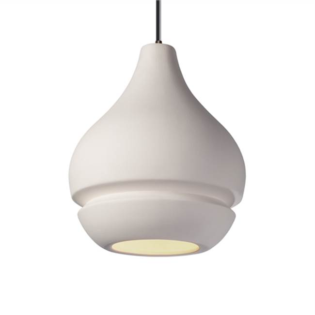 Justice Design Arabesque 1-Light LED Pendant in Canyon Clay