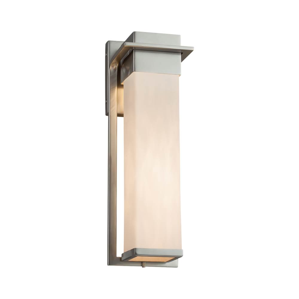 Justice Design Pacific Large Outdoor LED Wall Sconce