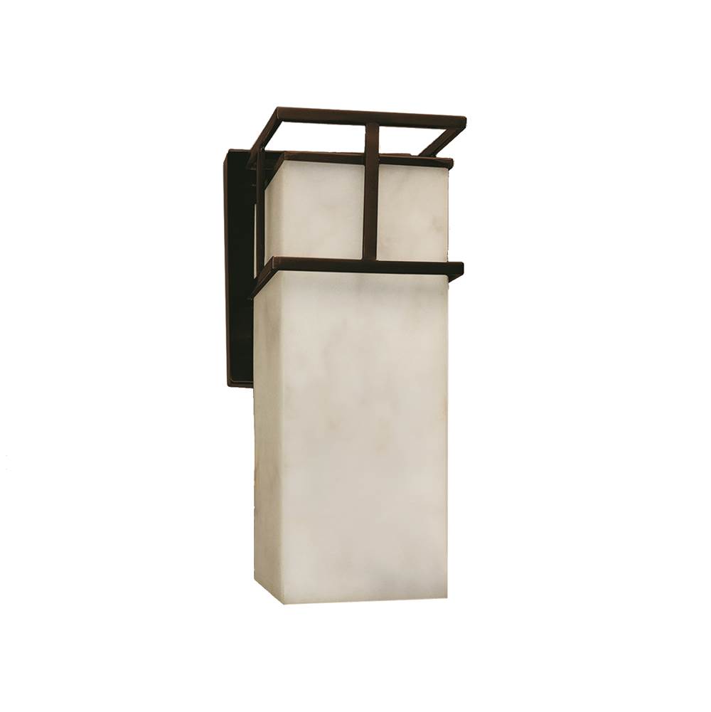Justice Design Structure 1-Light Large Wall Sconce - Outdoor