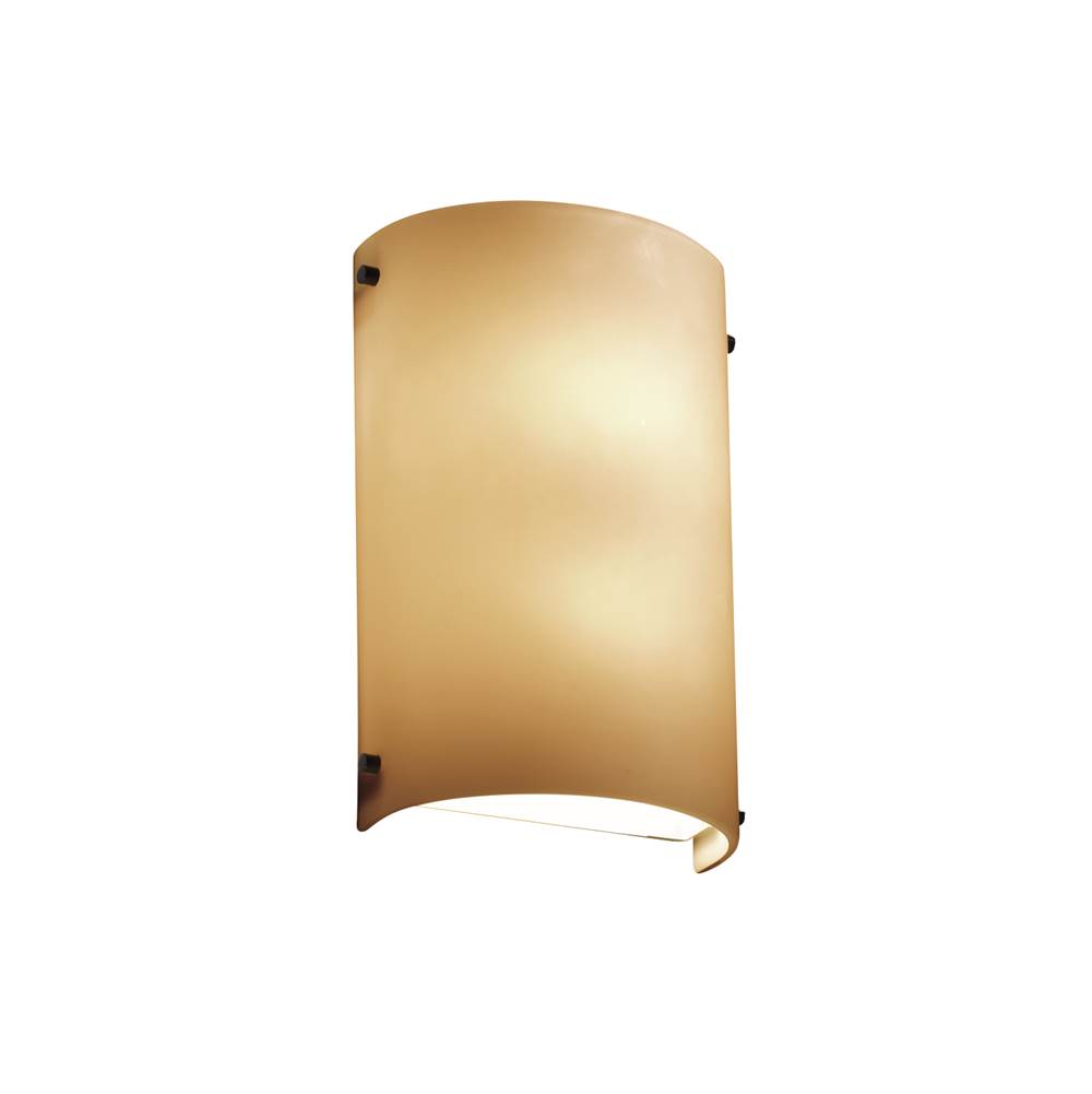 Justice Design Finials LED Cylinder Wall Sconce (ADA)