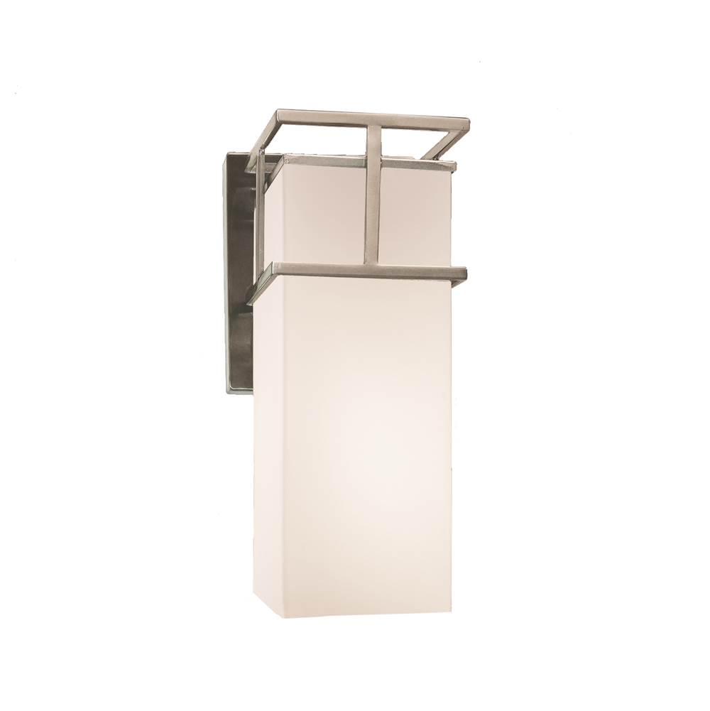 Justice Design Structure LED 1-Light Large Wall Sconce - Outdoor