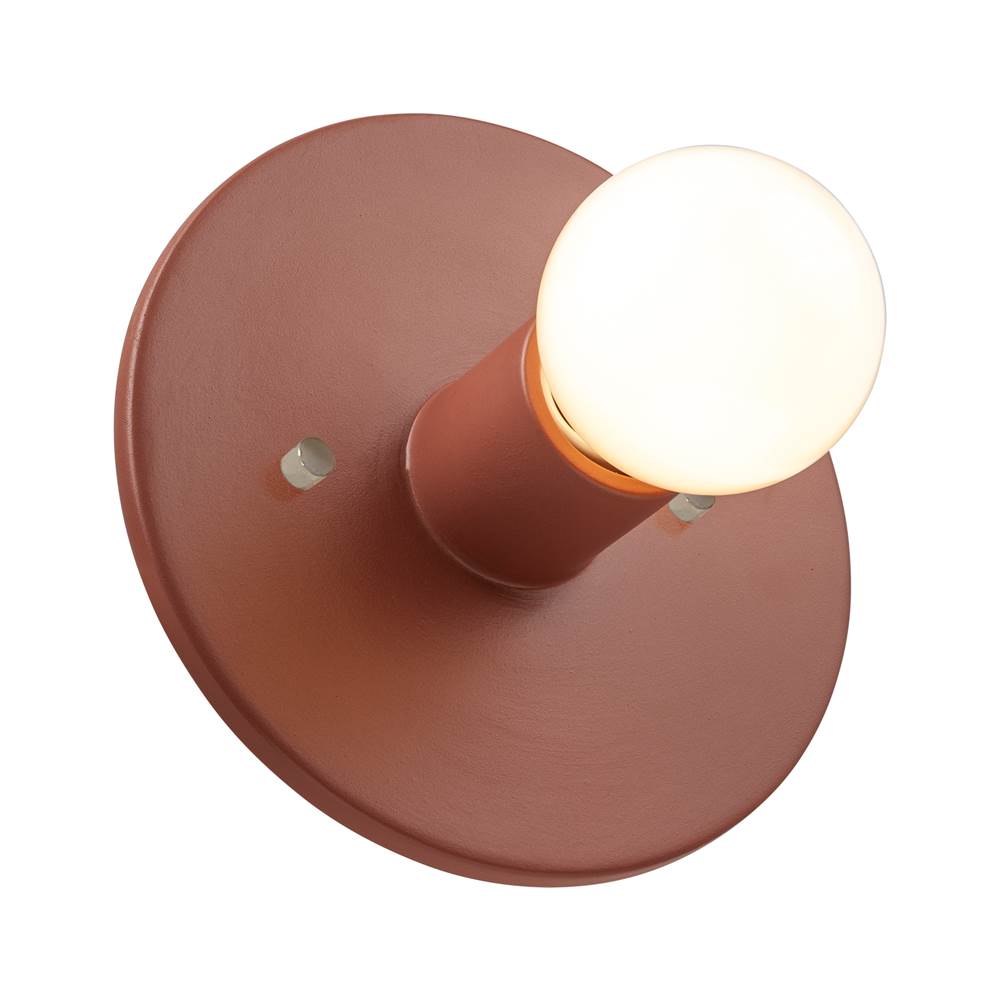 Justice Design Discus Wall Sconce