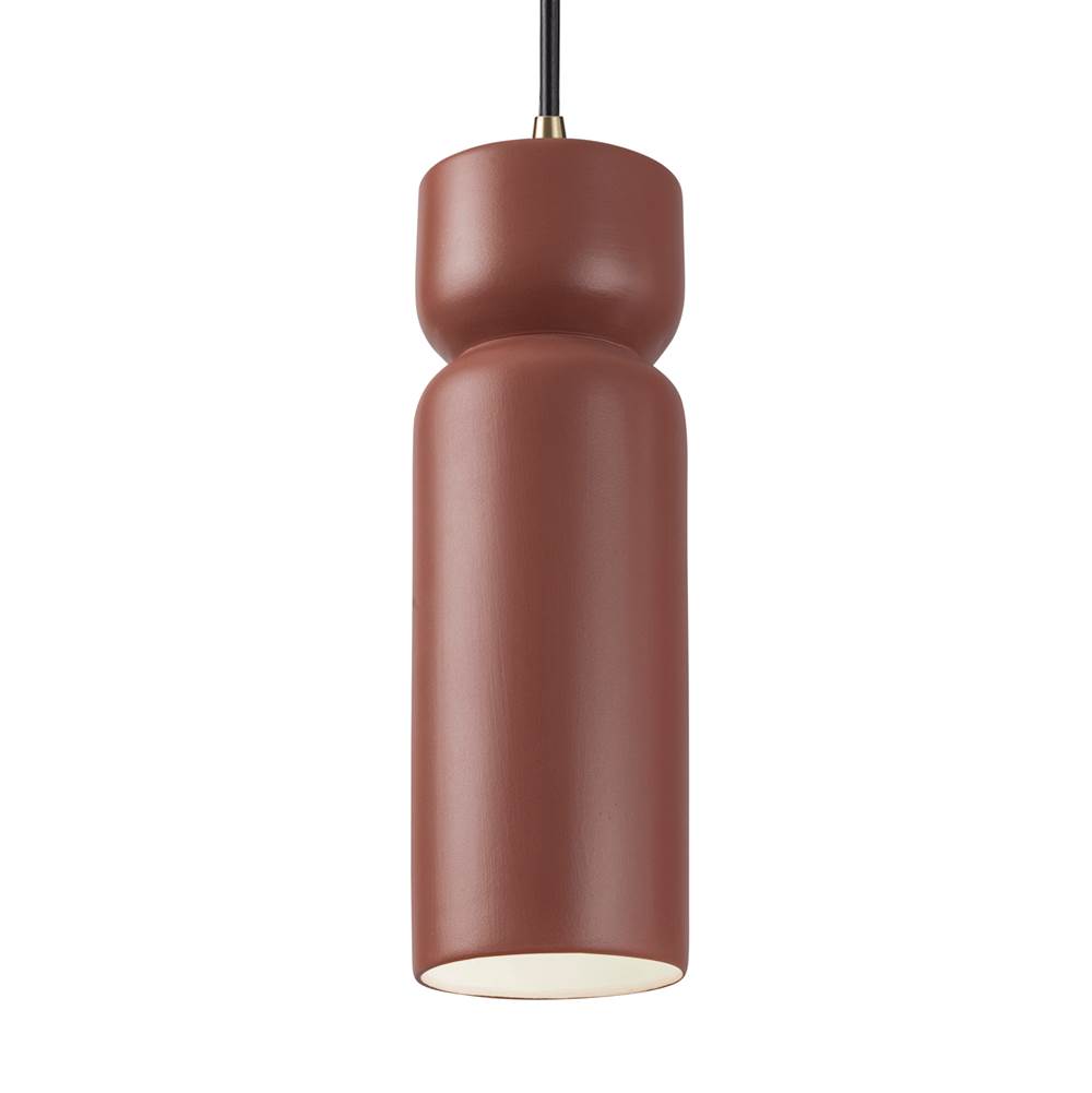 Justice Design Tall Hourglass LED Pendant