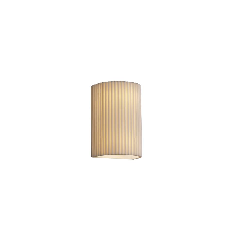 Justice Design Small Cylinder - Open Top & Bottom - Outdoor - LED