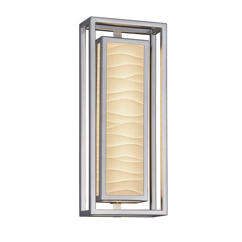 Justice Design Summit Large 1-Light LED Outdoor Wall Sconce