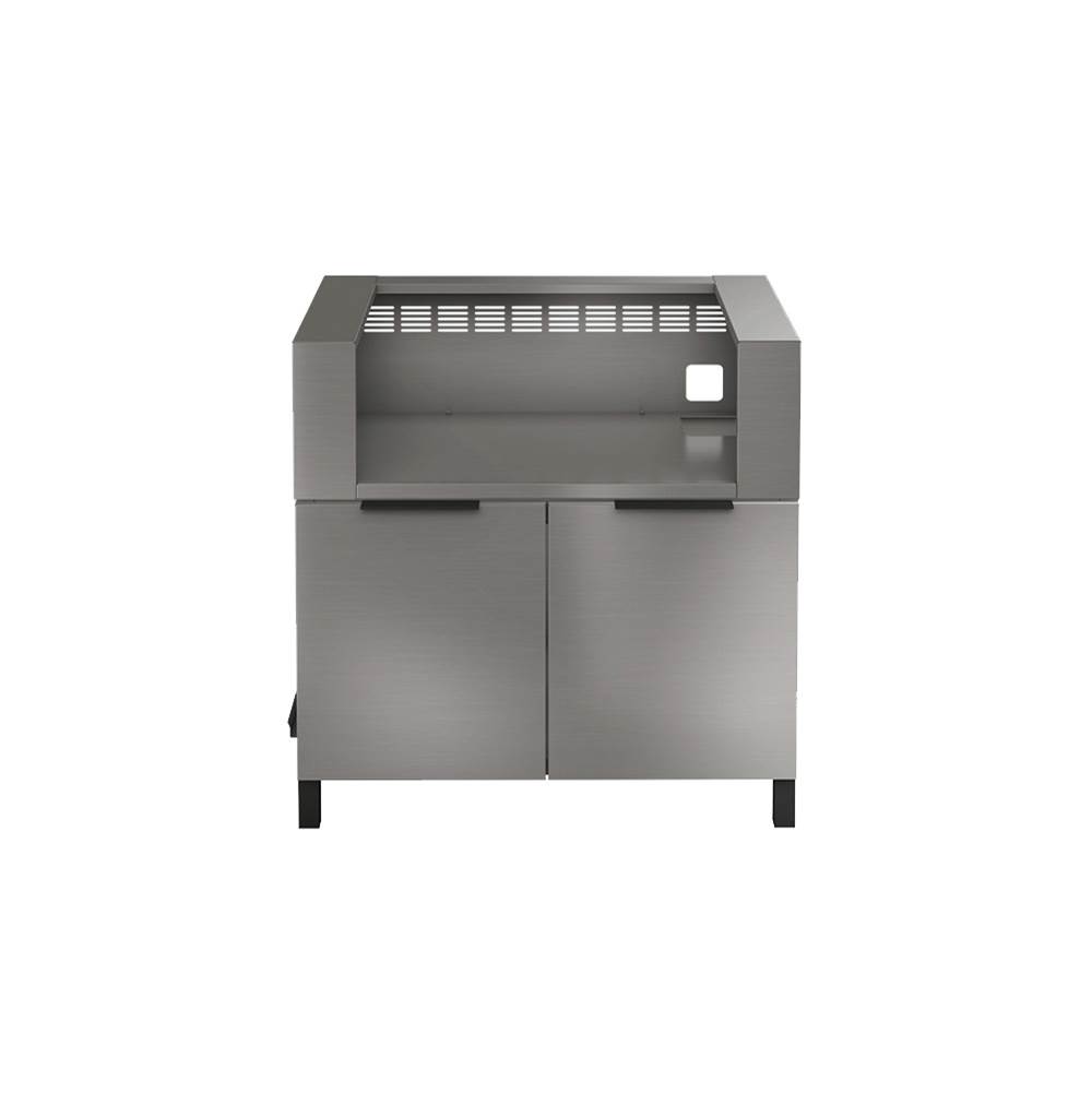Home Refinements by Julien Essence Set Grill Base 36'' Set 2Doors with Jackson Grills Jss700Bi Stand Nature