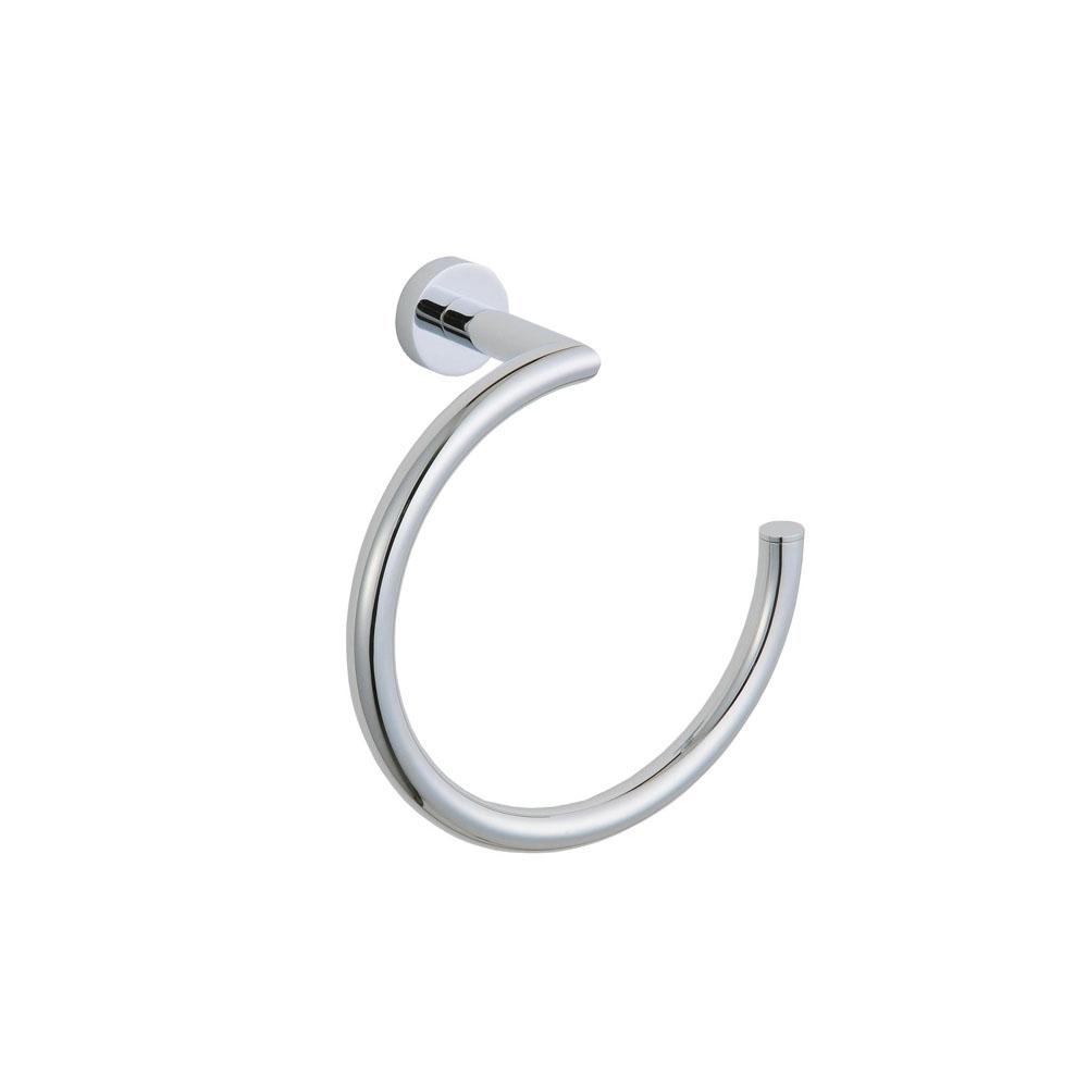Kartners OSLO - Towel Ring (C-shaped)-Brushed Chrome