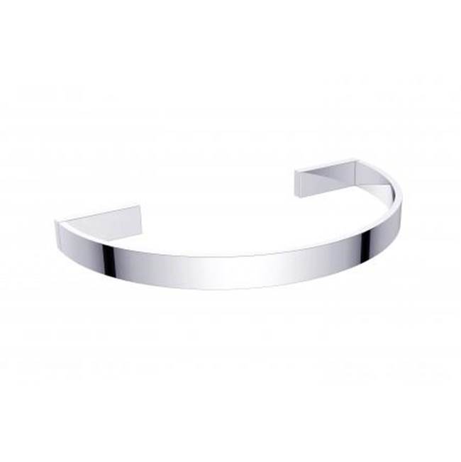 Kartners COLOGNE - Curved Towel Ring-Brushed Nickel