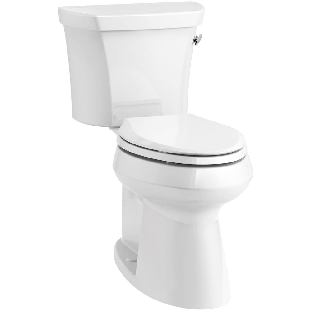 Kohler Highline® Comfort Height® Two-piece elongated 1.28 gpf chair height toilet with right-hand trip lever