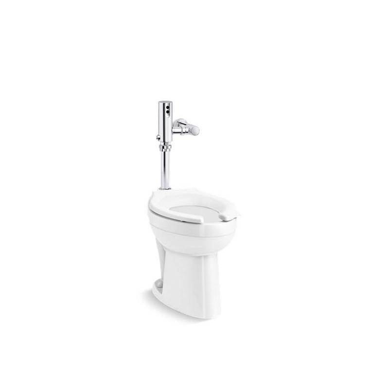Kohler Highcliff™ Ultra Commercial toilet with Mach® Tripoint® touchless 1.0 gpf HES-powered flushometer